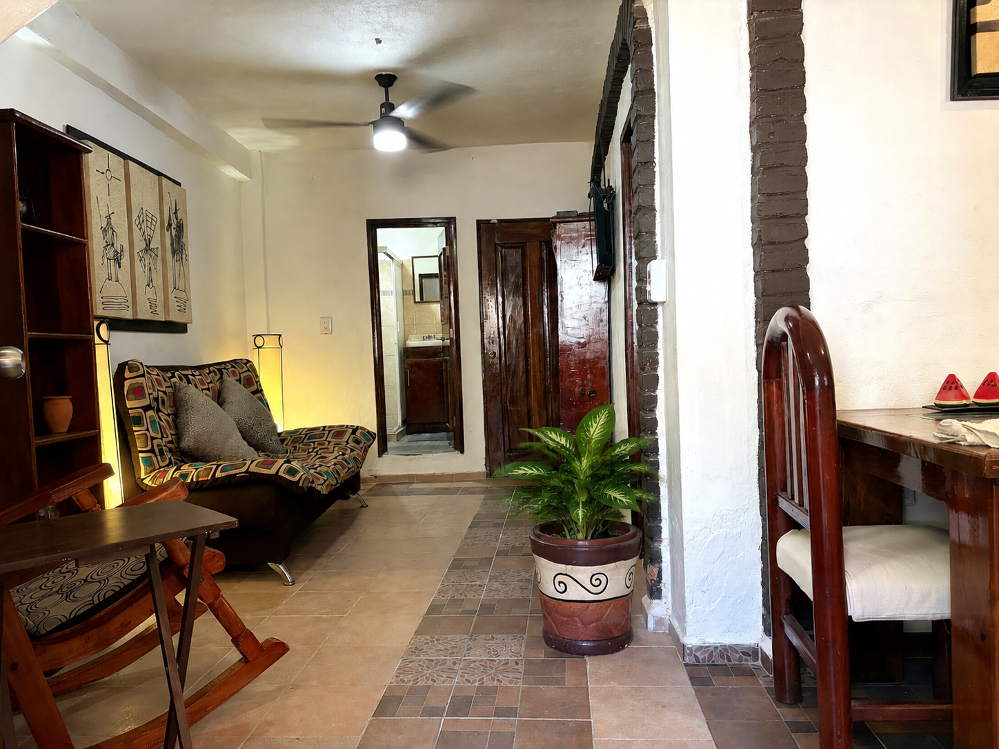 Living area in Palma Suite